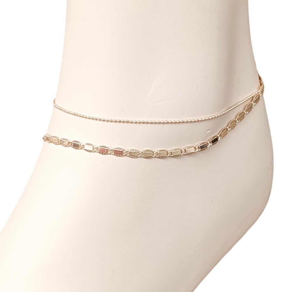 Gold Erica Anklet